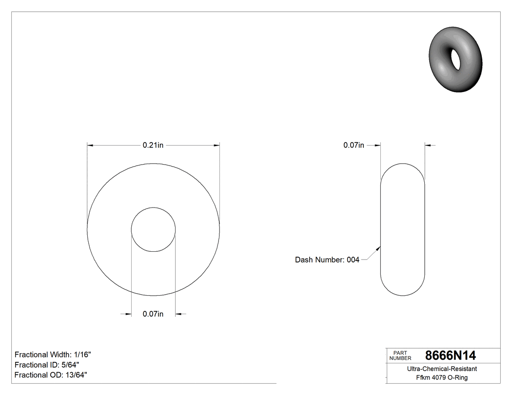Technical drawing - 8666N14